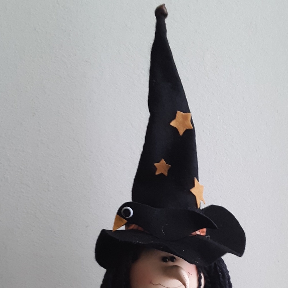 Beware WITCH WITH BROOM   New - Picture 7 of 7